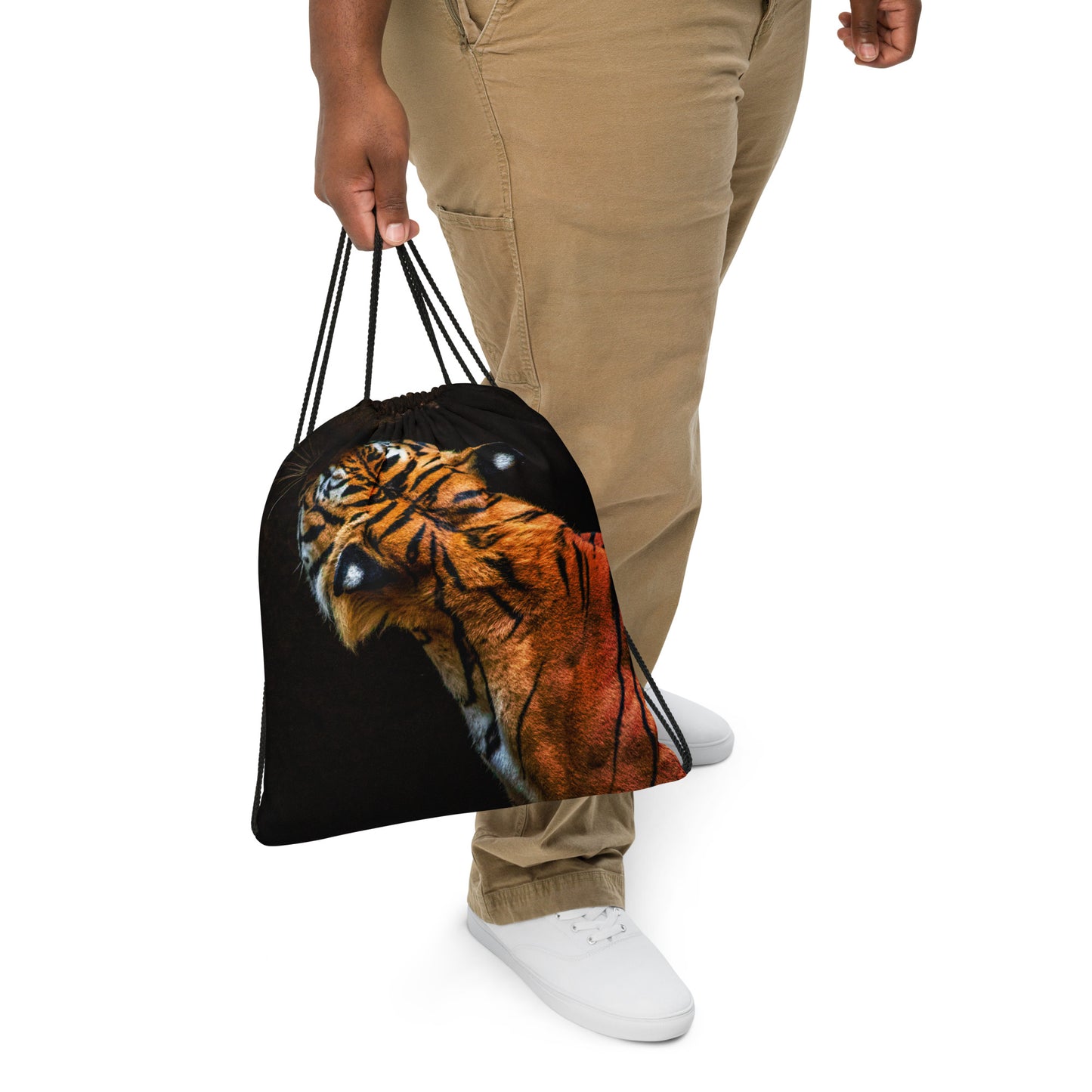 TigerHead Drawstring Bag